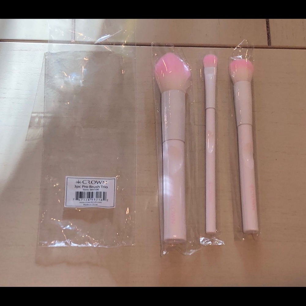 Crown Brush - 3pc PRO BRUSH TRIO NEW